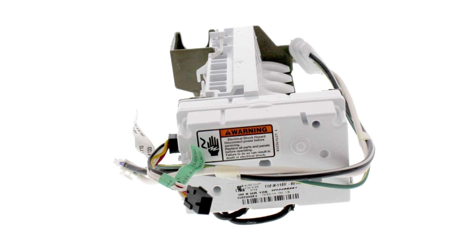 W11577195 - Genuine OEM Whirlpool Refrigerator Ice Maker Assembly